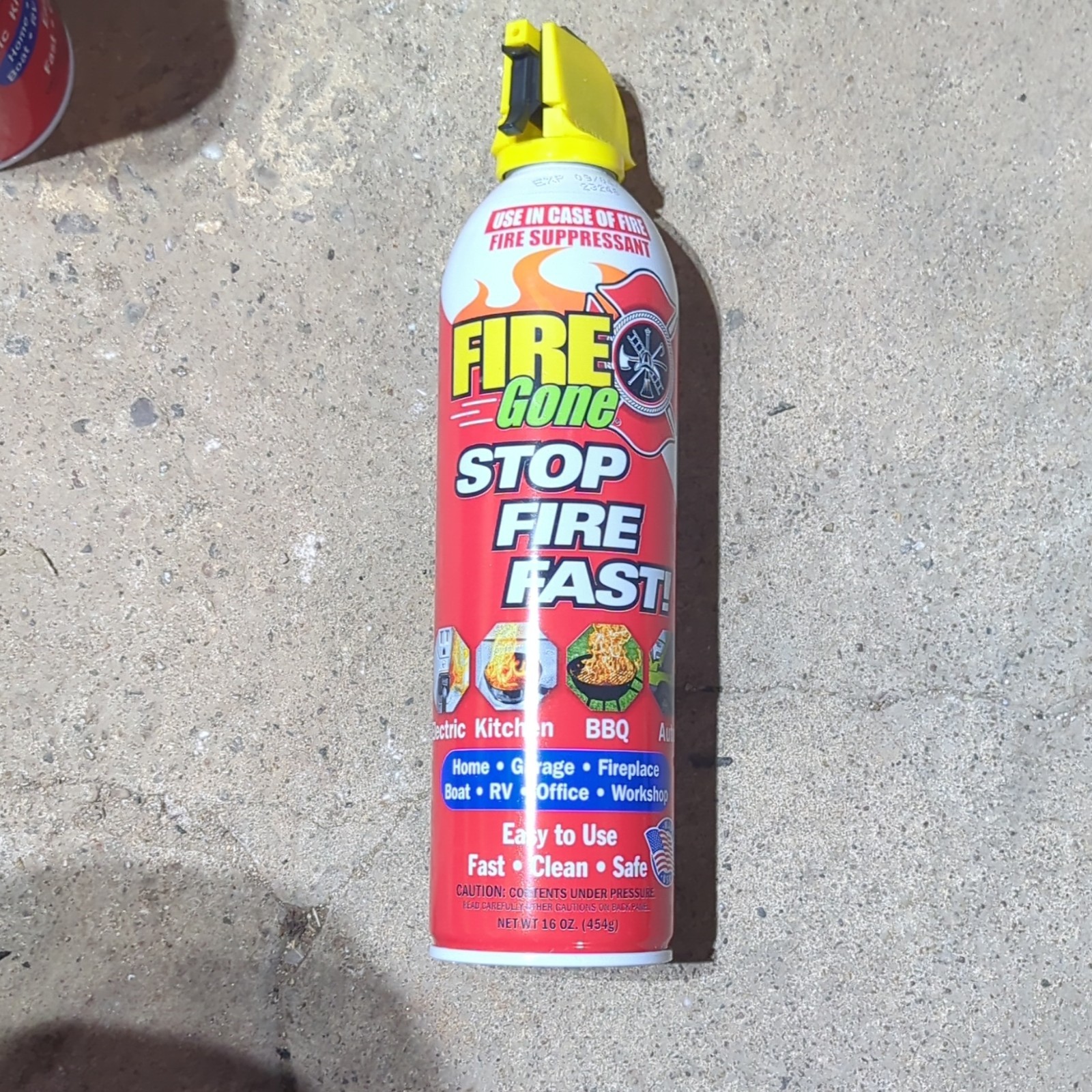 2 of Fire Gone Fire Suppressant Stop Fire Fast! FG-007-102 Exp 05/26