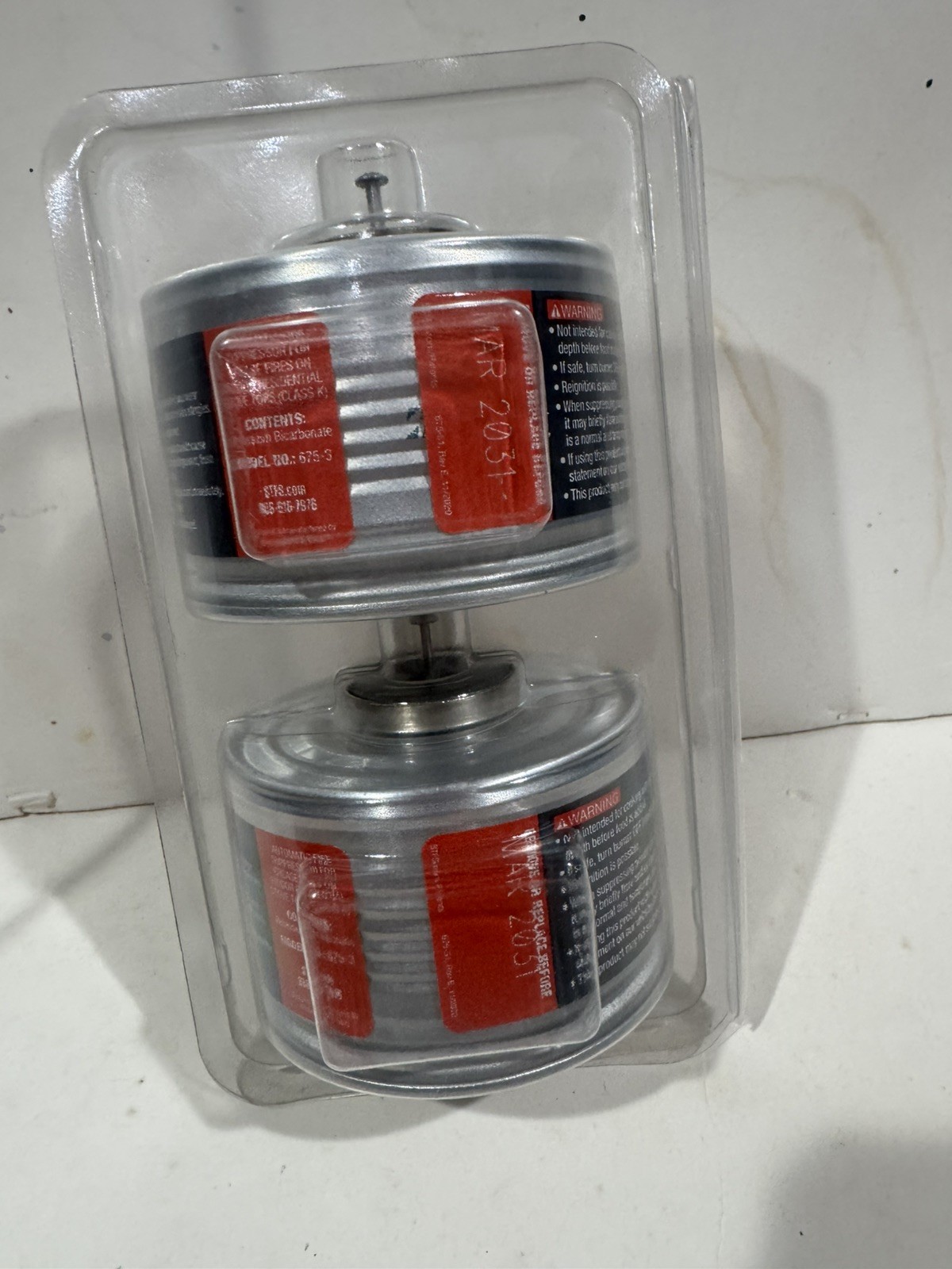 NEW – StoveTop FireStop RangeHood Fire Suppressor 2 Pack – march 2031