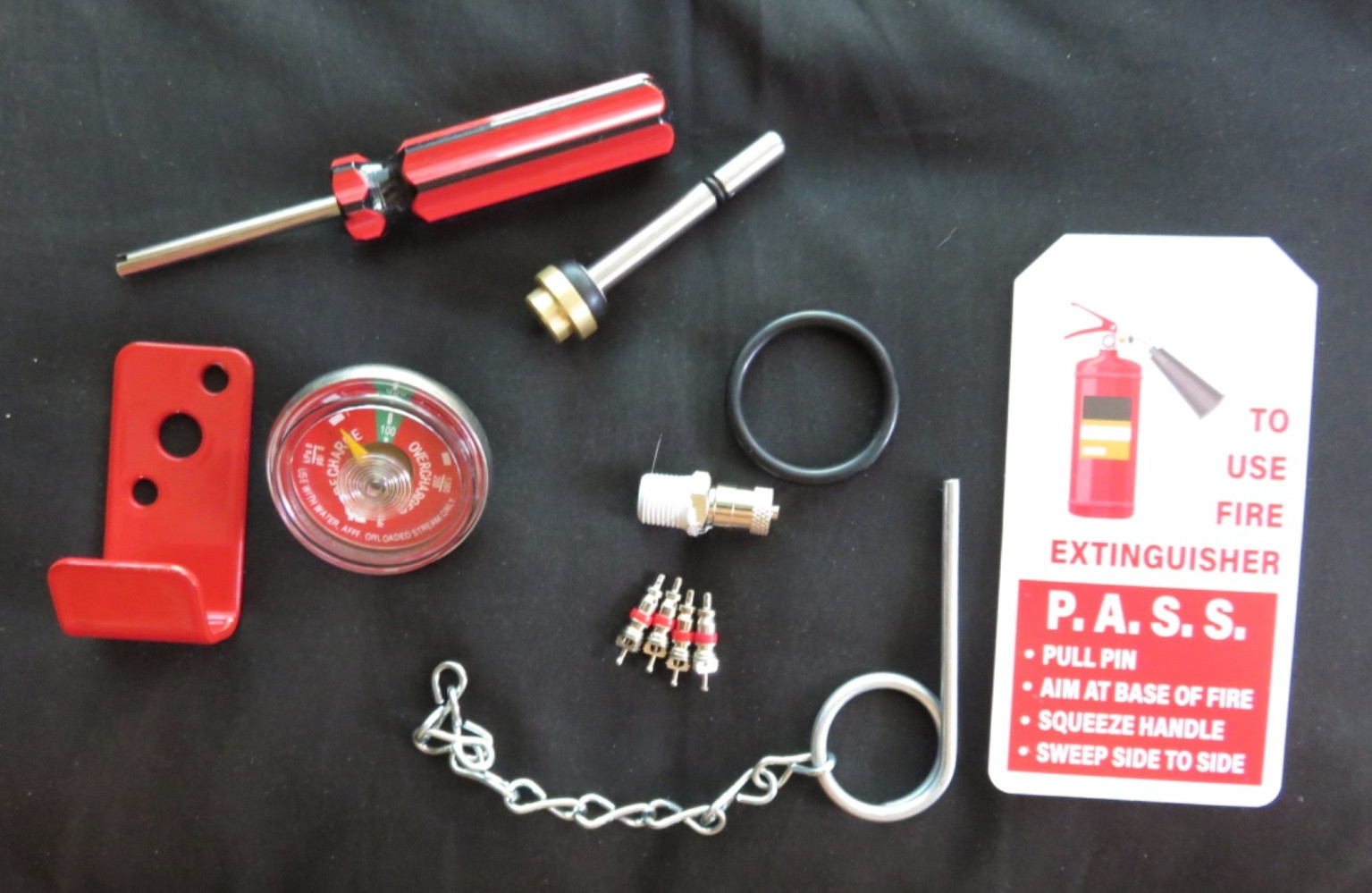 REBUILD KIT ALL NEW PARTS FOR BADGER 2 1/2 Gallon Water Fire Extinguisher 🔥🧯