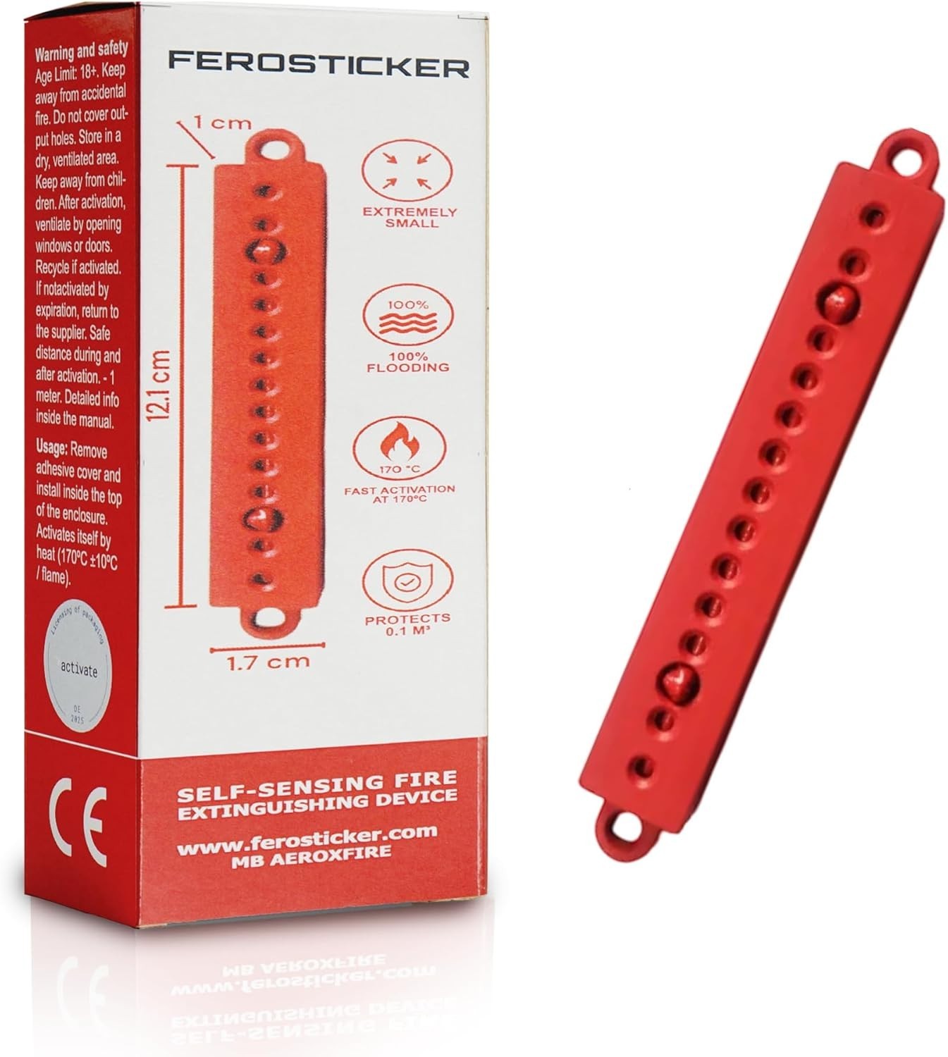 Compact Automatic Fire Extinguisher – Non-Toxic, Maintenance-Free Safety Solu…