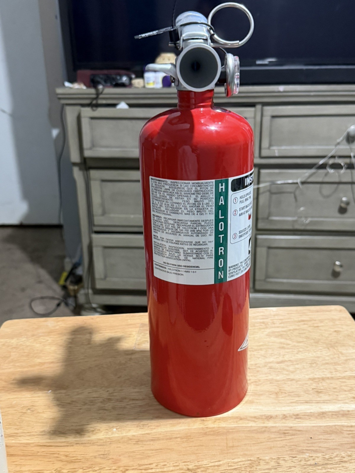 Clean Agent Fire Extinguisher -Halotron 5lb – excellent condition