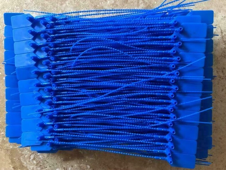 🔥🧯 1000-BLUE FIRE EXTINGUISHER TAMPER PROOF “FLAG” SAFETY SEALS U.L. APPROVED