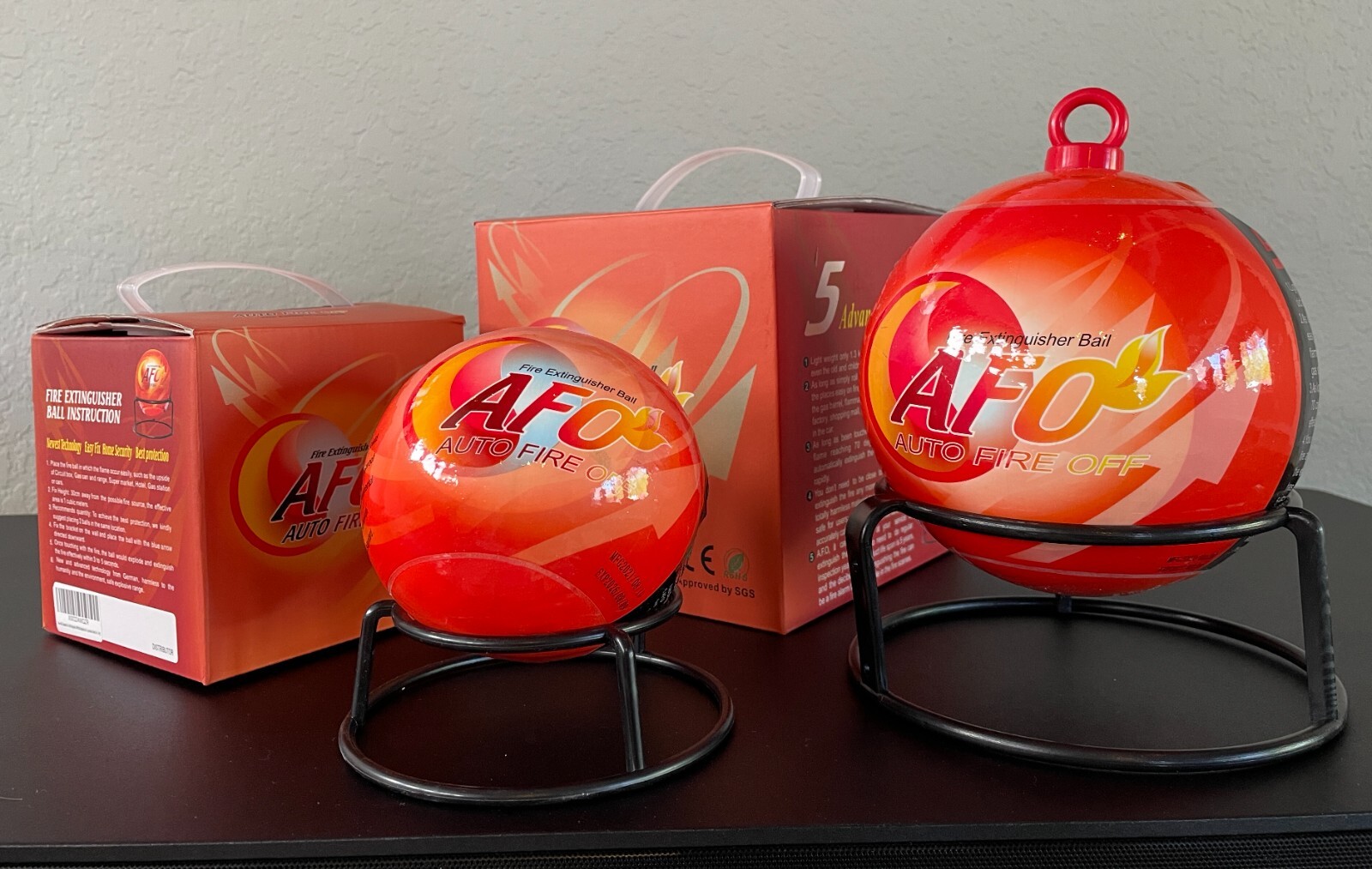 X-Large AFO Fire Ball Automatic Dry Powder Fire Extinguisher For Cars House