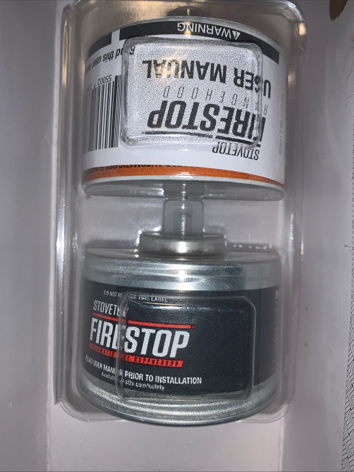 StoveTop FireStop RangeHood Fire Suppressor 2 Pack, Exp May 2031