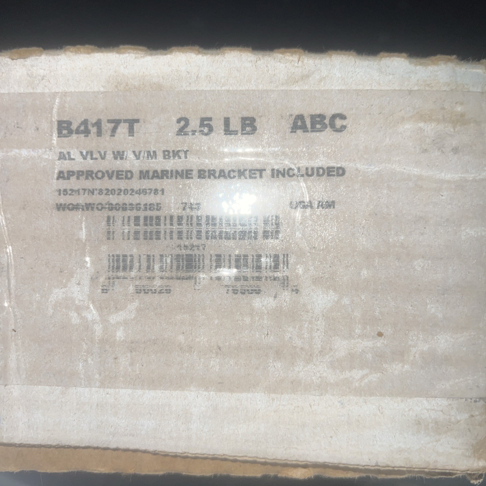 Amerex B417, 2.5lb ABC Fire Extinguisher Approved Marine Bracket Included NIB