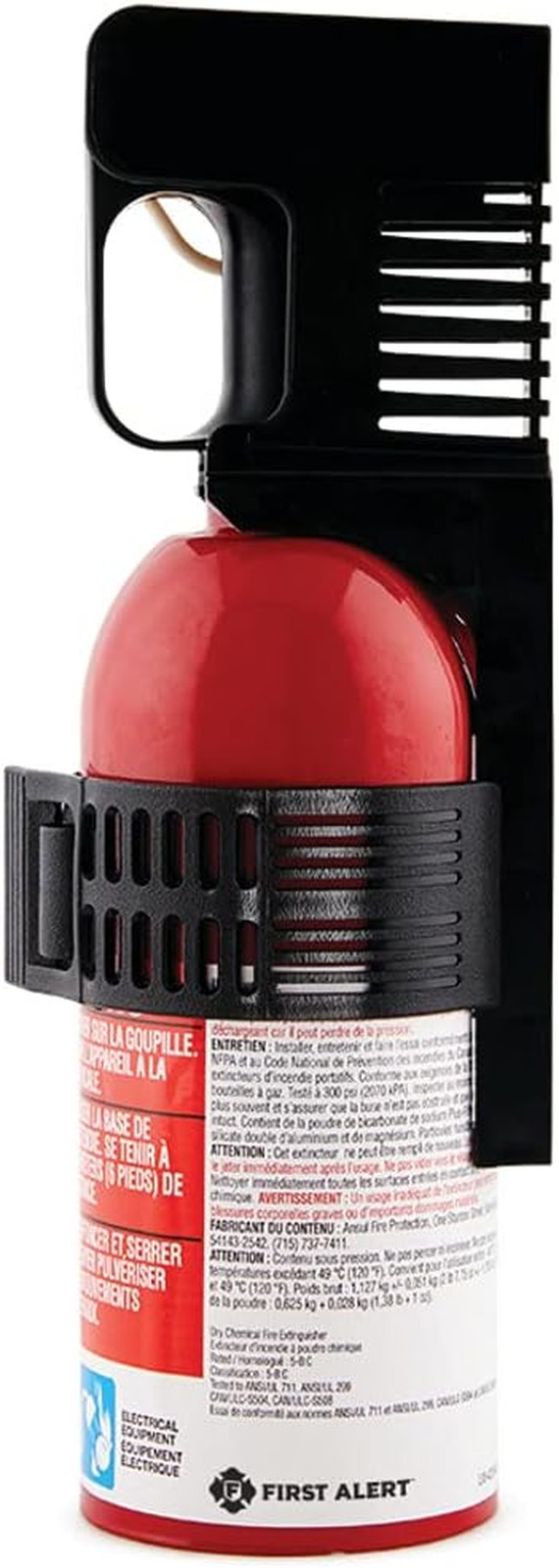 First Alert Car Fire Extinguisher UL Rated 5-B:C Auto Truck Vehicle Mount FESA5