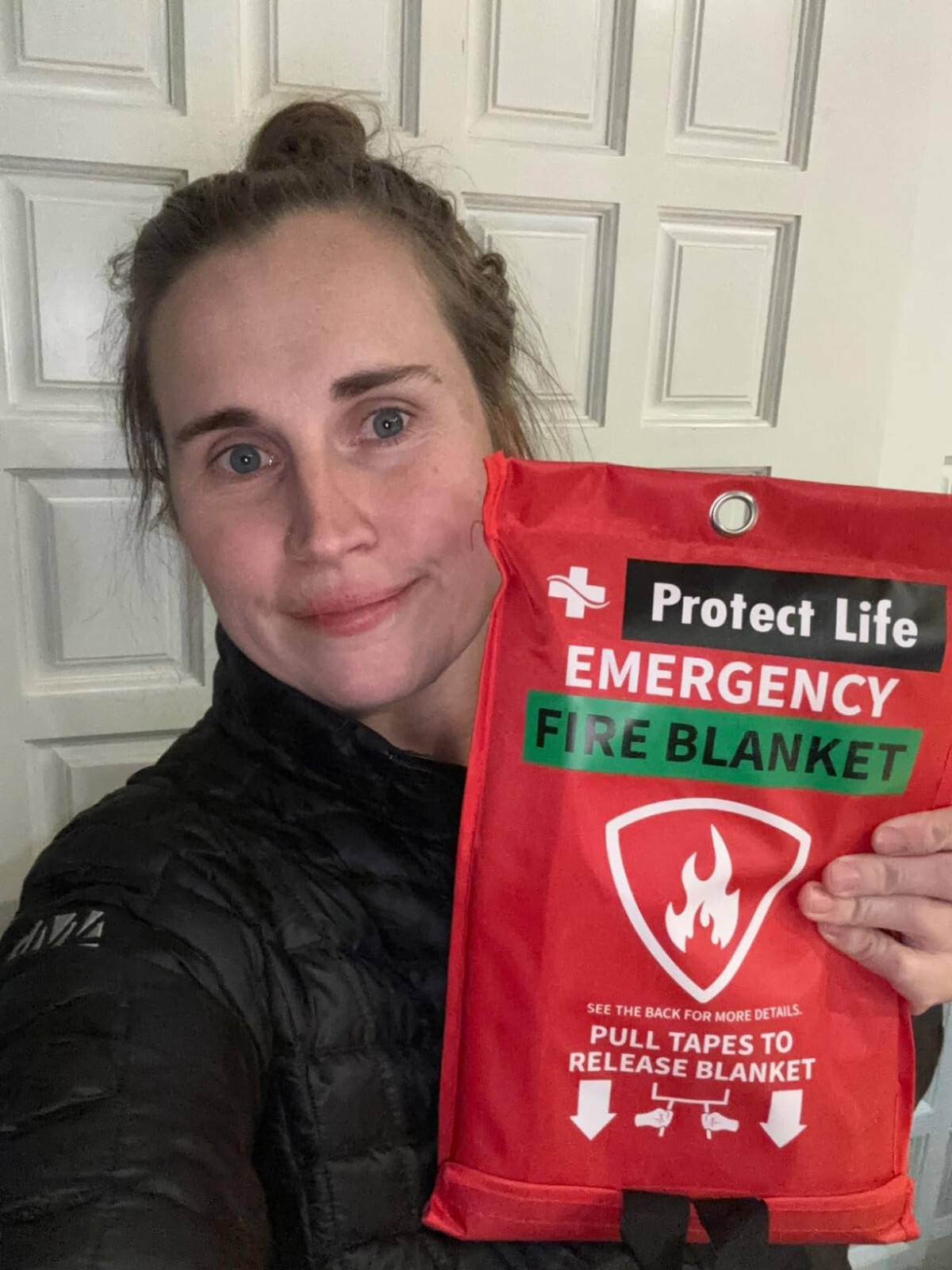 2pk PROTECT LIFE FIRE BLANKETS EMERGENCY FOR HOME OUTDOORS, 40″ FIRE SUPPRESSION