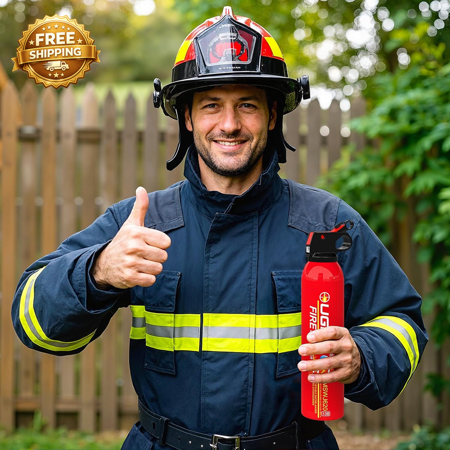 Small Portable Fire Extinguisher for Home and Car 21Oz Each 1 Pack Water
