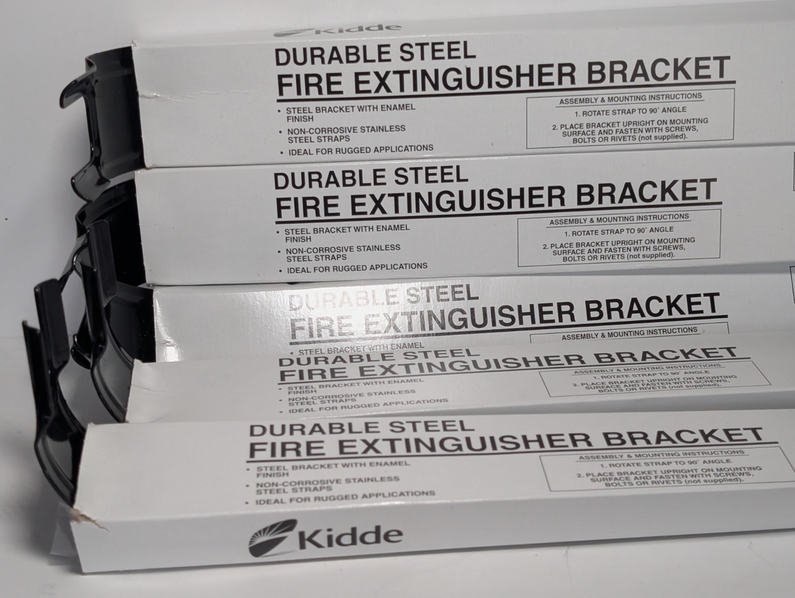 Kidde Fire Extinguisher Bracket Lot of 5 Durable Steel Mounting Brackets New