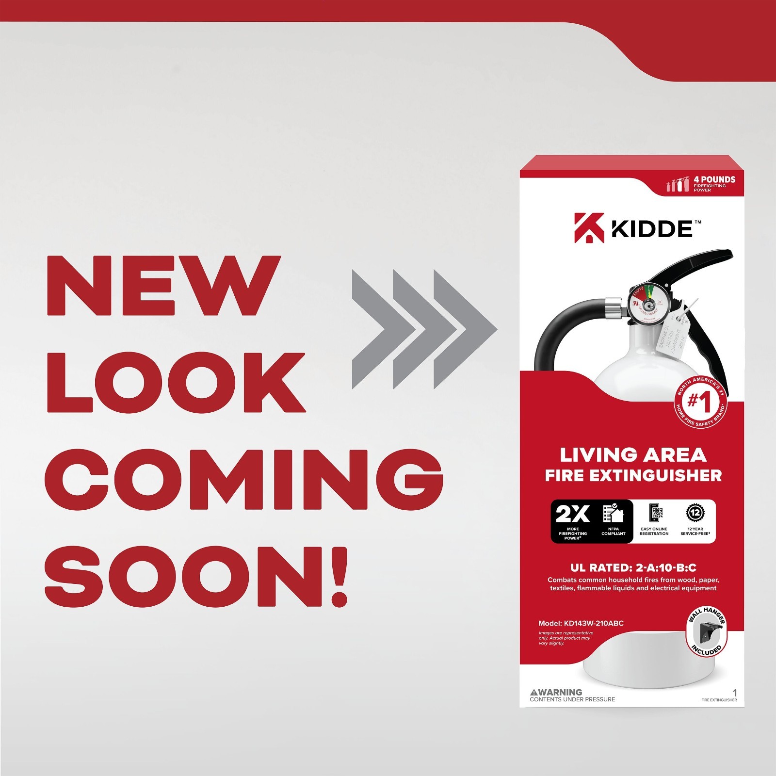 Kidde Fire Extinguisher for Home, Residential 2A10BC
