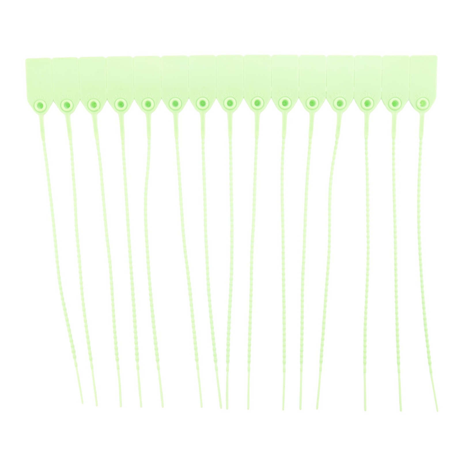 100 Plastic Tamper Seals, Numbered Zip Ties Tags,Disposable Self Locking7186