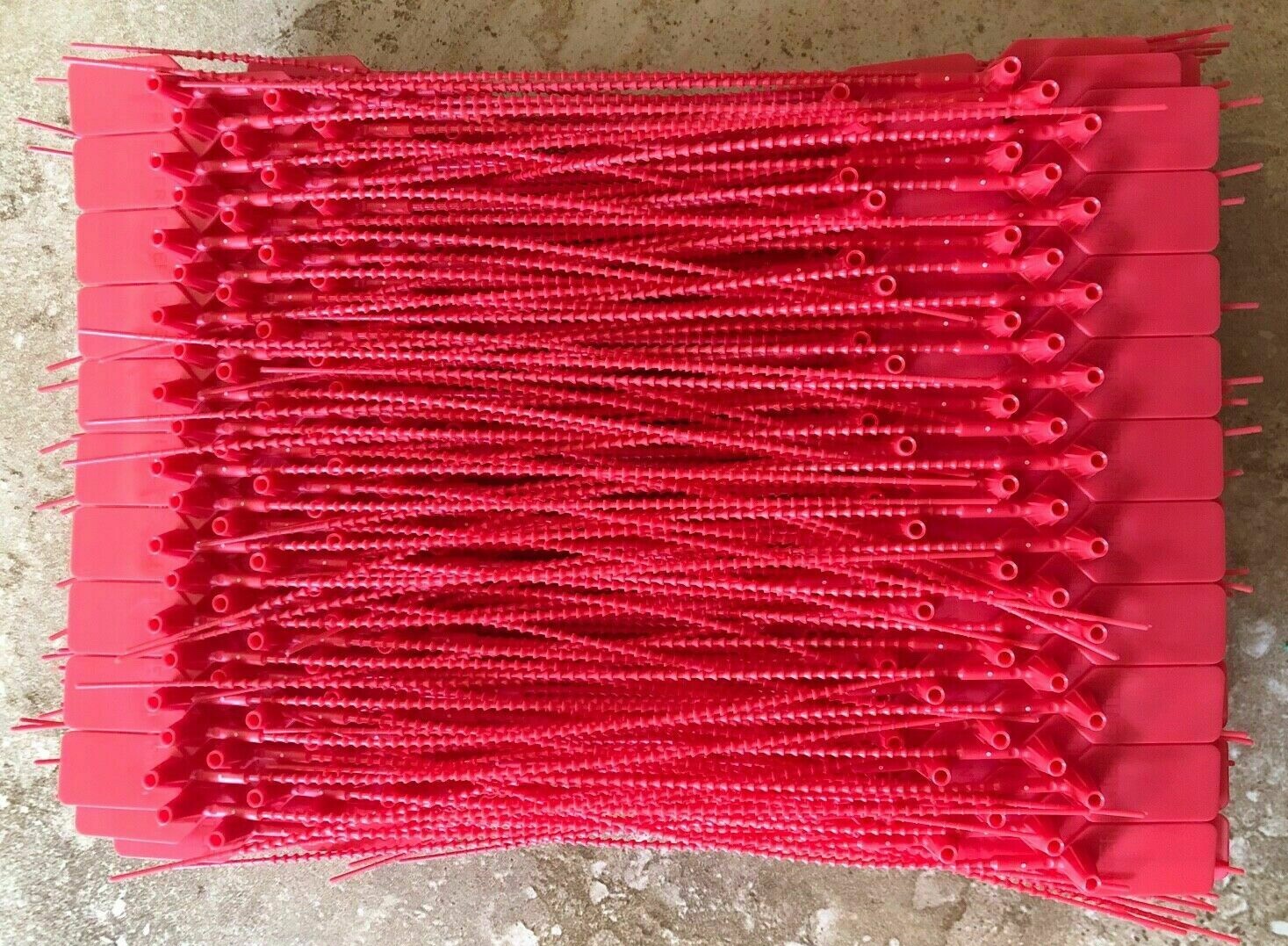 🔥🧯1000-(RED) FIRE EXTINGUISHER TAMPER PROOF “FLAG” SAFETY SEALS U.L. APPROVED