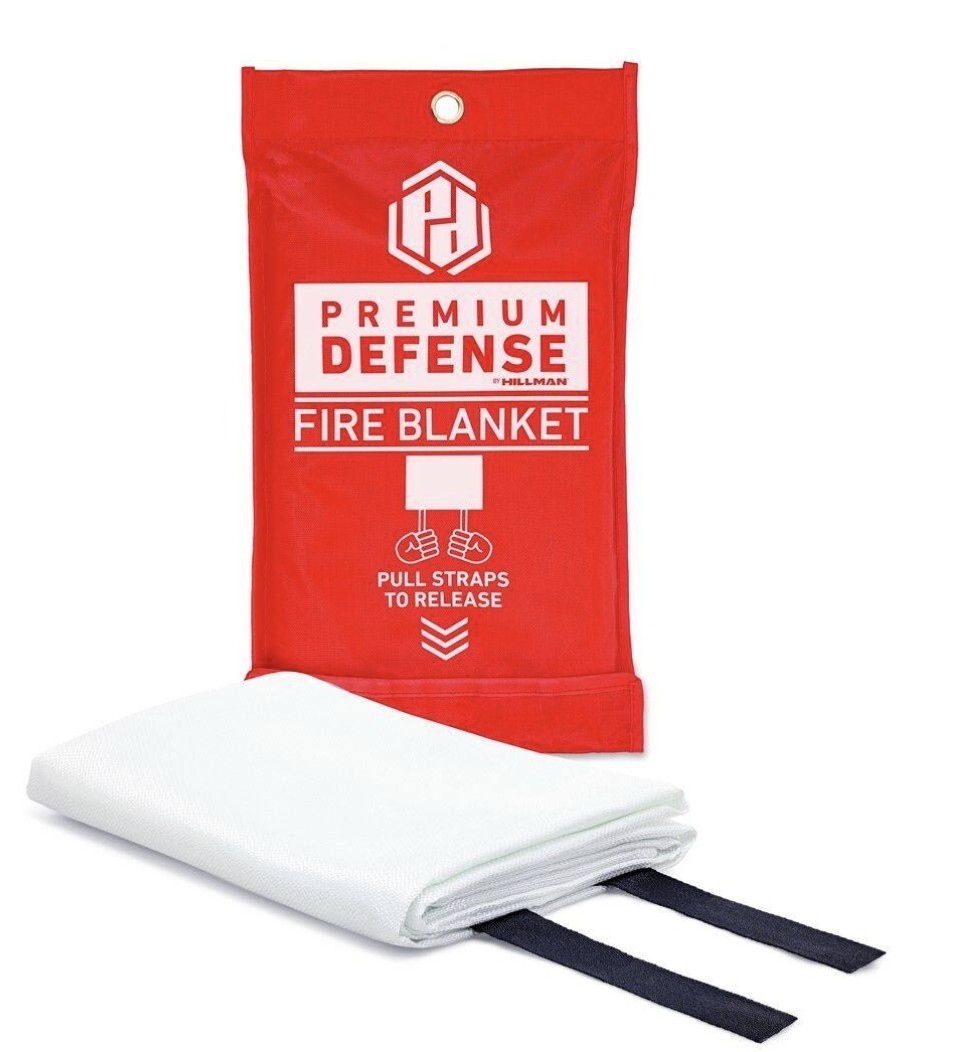 40 in. x 40 in. Fire Extinguisher Blanket with Storage Bag by Premium Defense