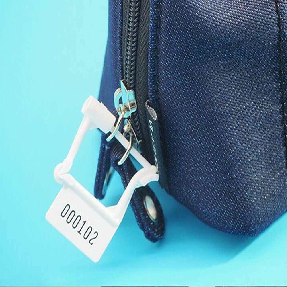 Disposable Plastic Padlock 50 Pcs Luggage Security Padlock Seals Numbered