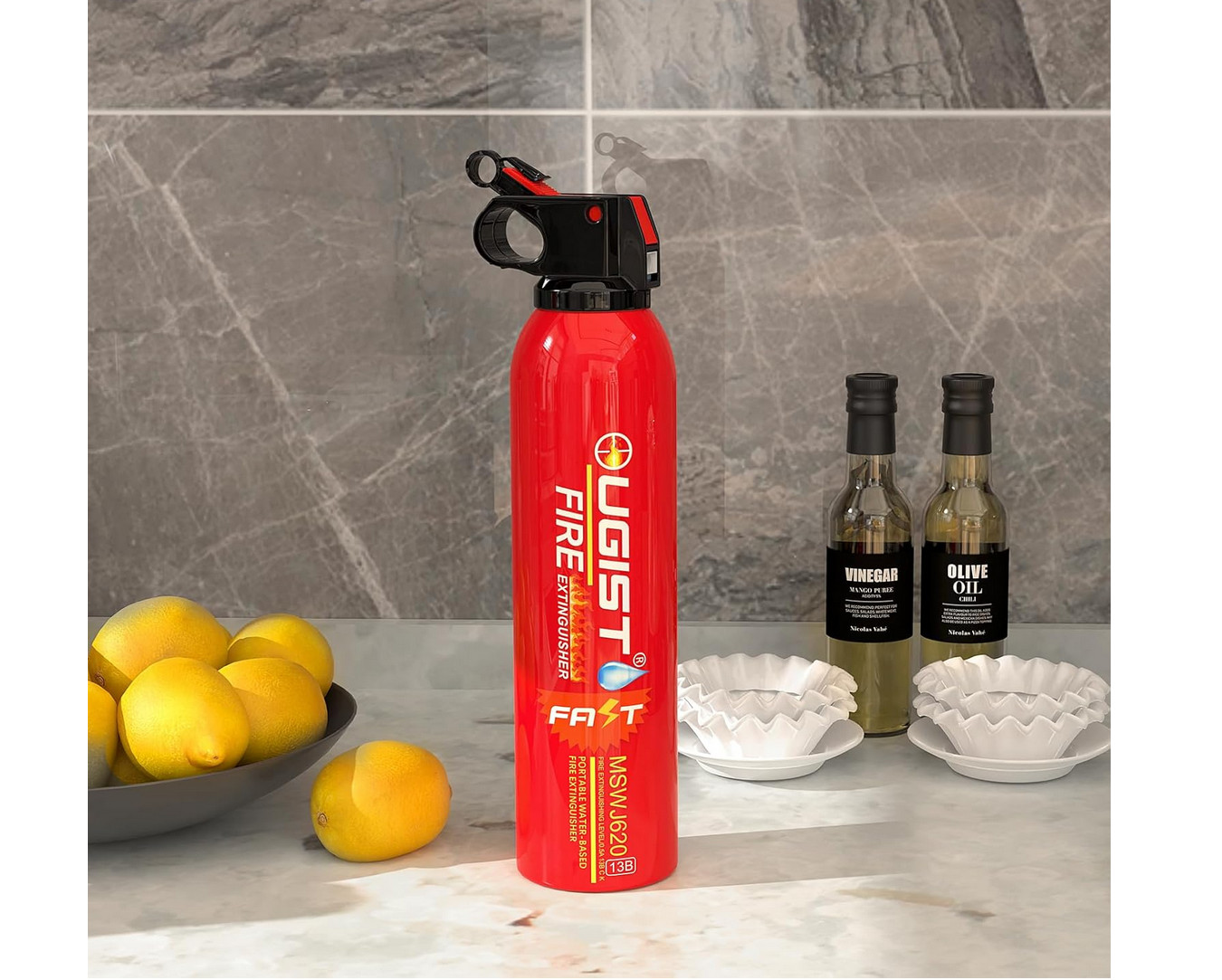4 In1 Fire Extinguisher with Mount Fire Extinguishers for the House/Car/Kitchen