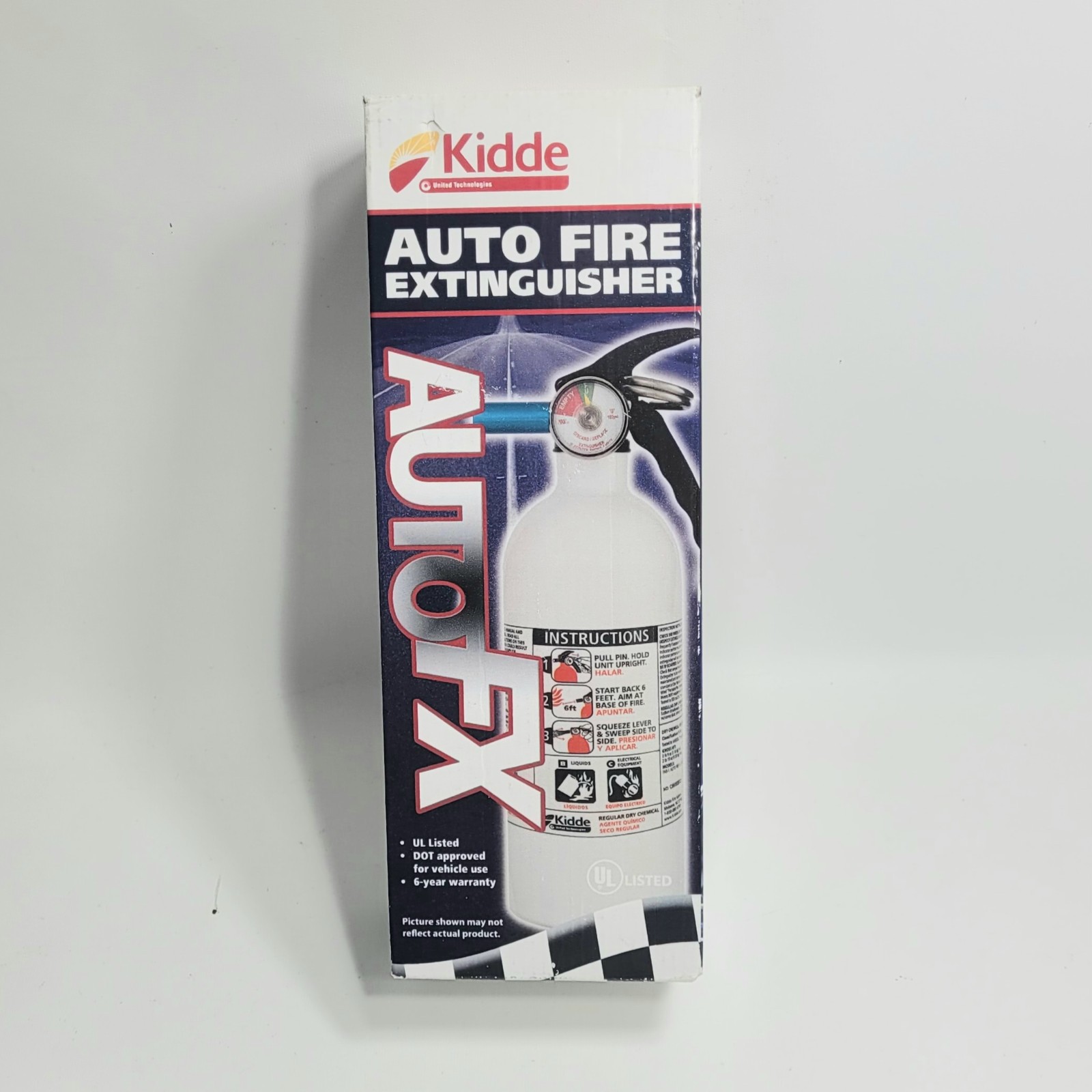 Kidde 408-21006287MTL Auto FX5 Fire Extinguisher Car Truck Racing