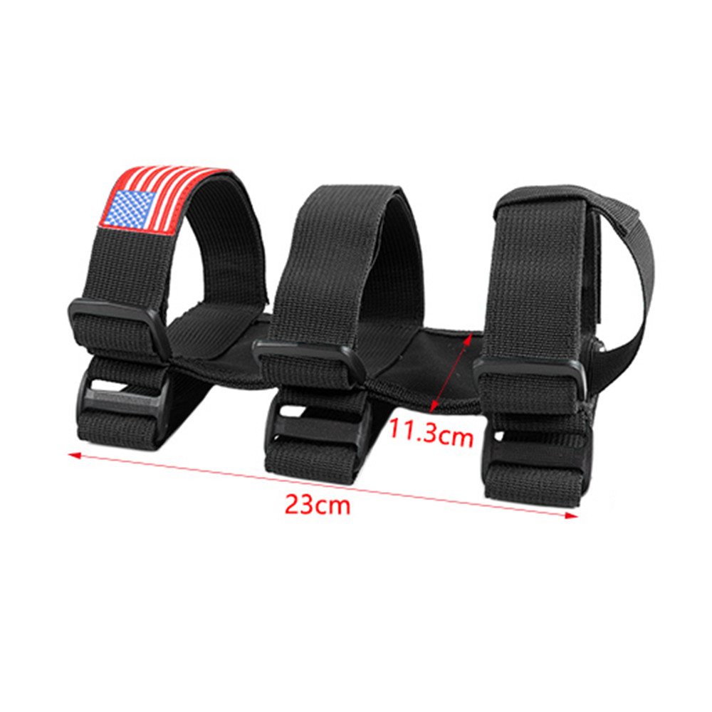 Car Roll Bar Fire Extinguisher Holder Mount Bracket for Jeep Wrangler TJ JKU JL
