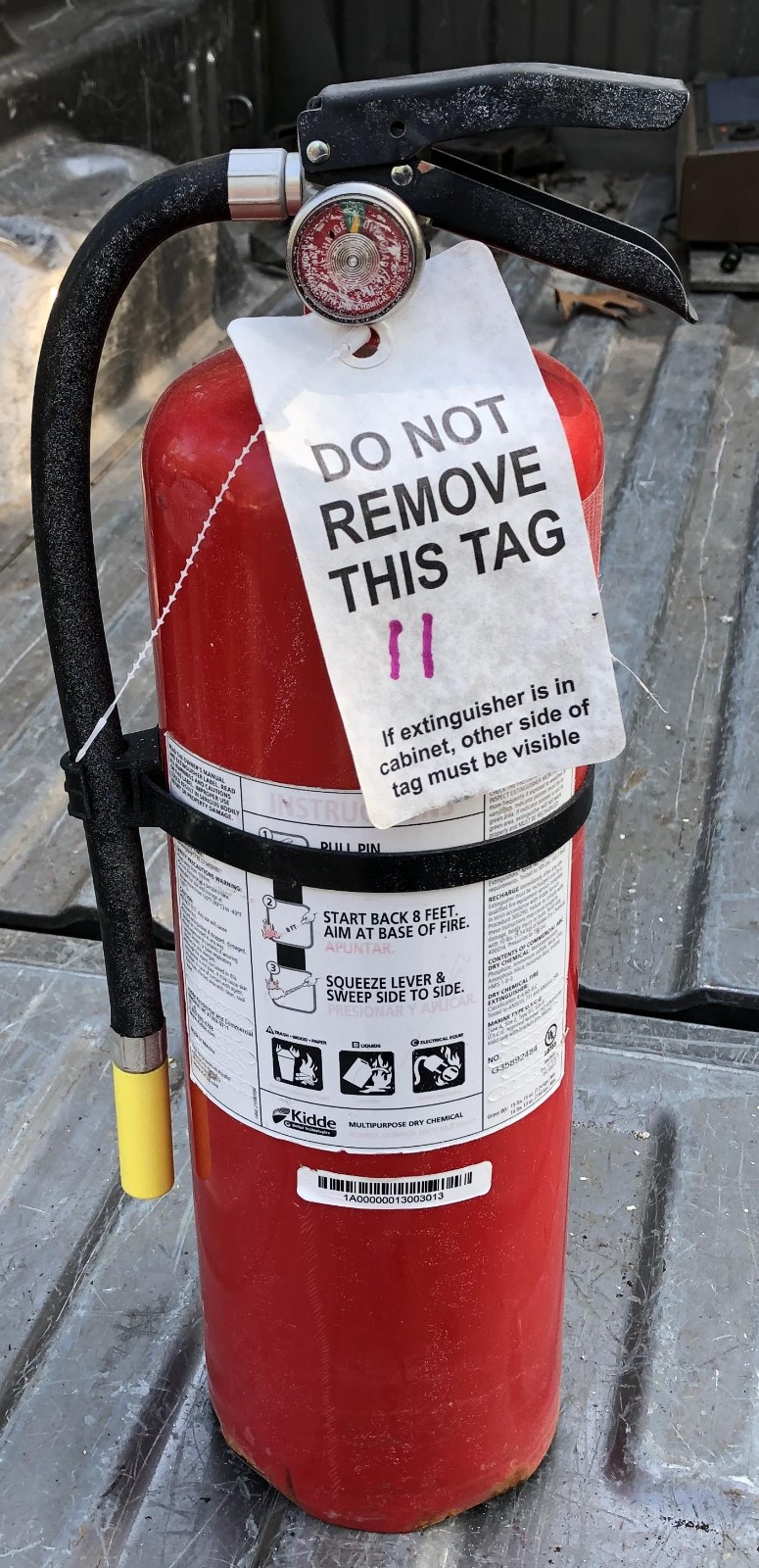 Dry Chemical 10lb Fire Extinguisher Kidde Pro 10 TCM-9 460-3 – #11