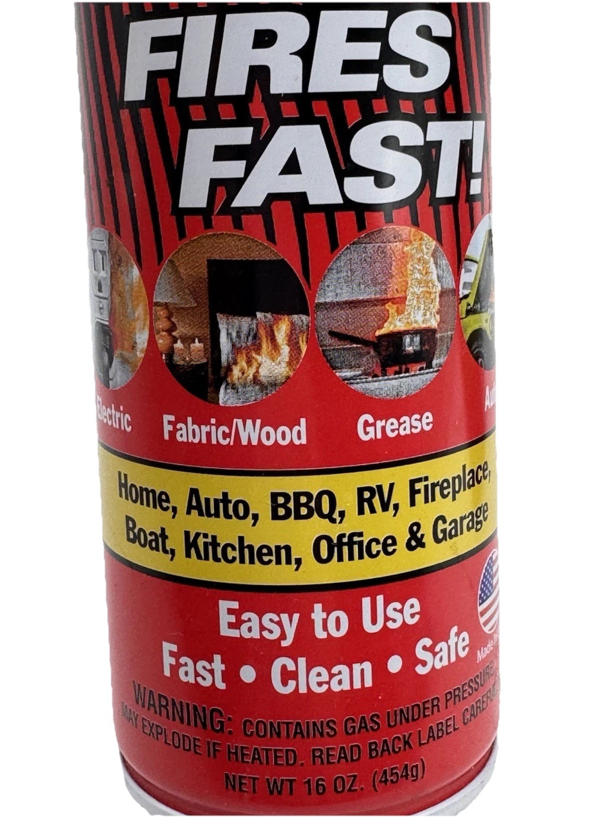 2 Pack Max Pro Fire Gone Suppressant/Extinguisher 16 oz. ea EXPIRED 2020
