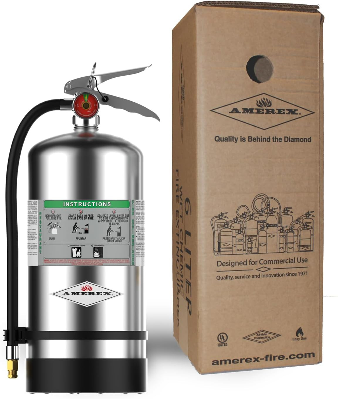 C260 Class K Fire Extinguisher for Kitchen Use