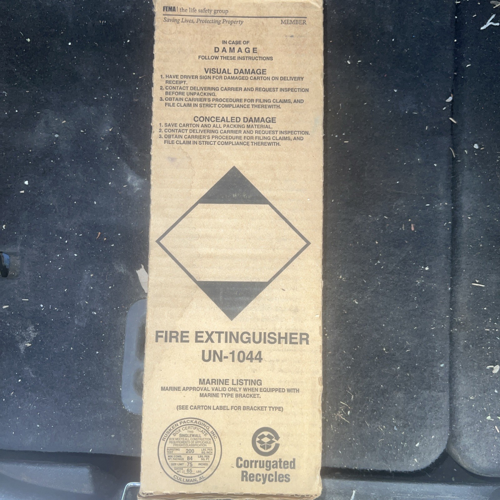 Amerex B417, 2.5lb ABC Fire Extinguisher Approved Marine Bracket Included NIB
