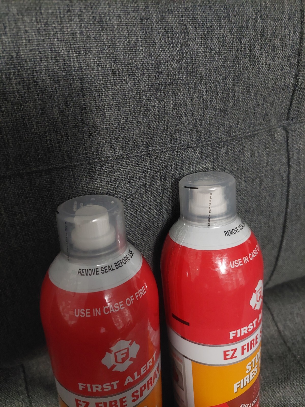 First Alert EZ Fire Spray, Extinguishing Aerosol Spray 18oz, Pack of 2 Sealed