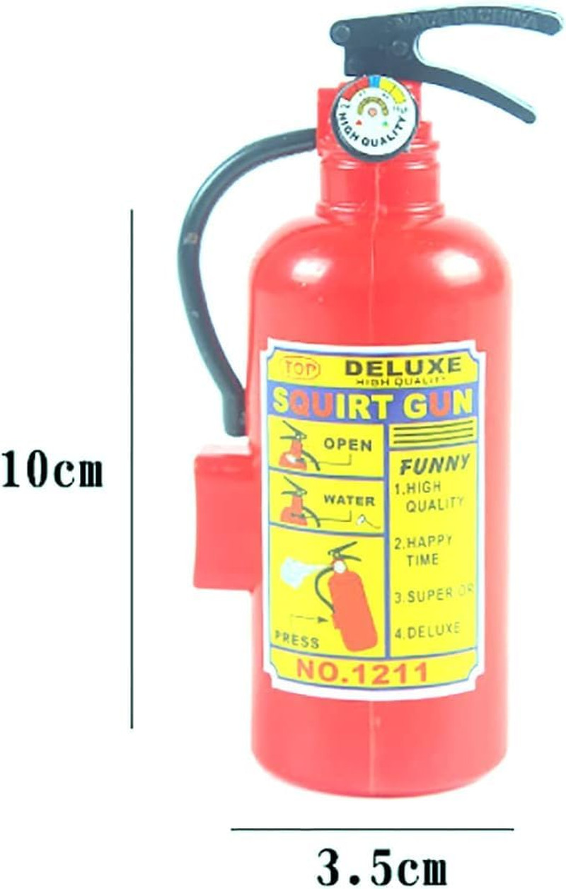 3Pcs Realistic Fire Extinguisher Toys, 4 Inches Refillable Firefighter Water Squ