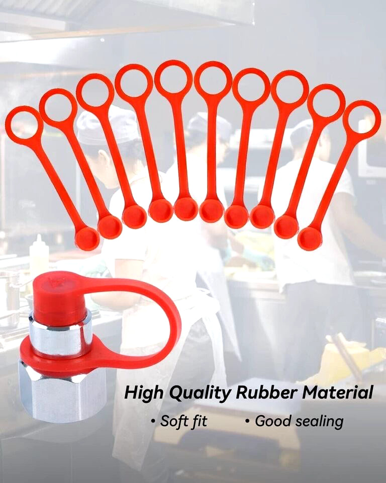 ✅🔥🧯NEW 10 PACK R102 STYLE FIRE SUPPRESSION SYSTEM RUBBER BLOW OFF NOZZLE CAPS
