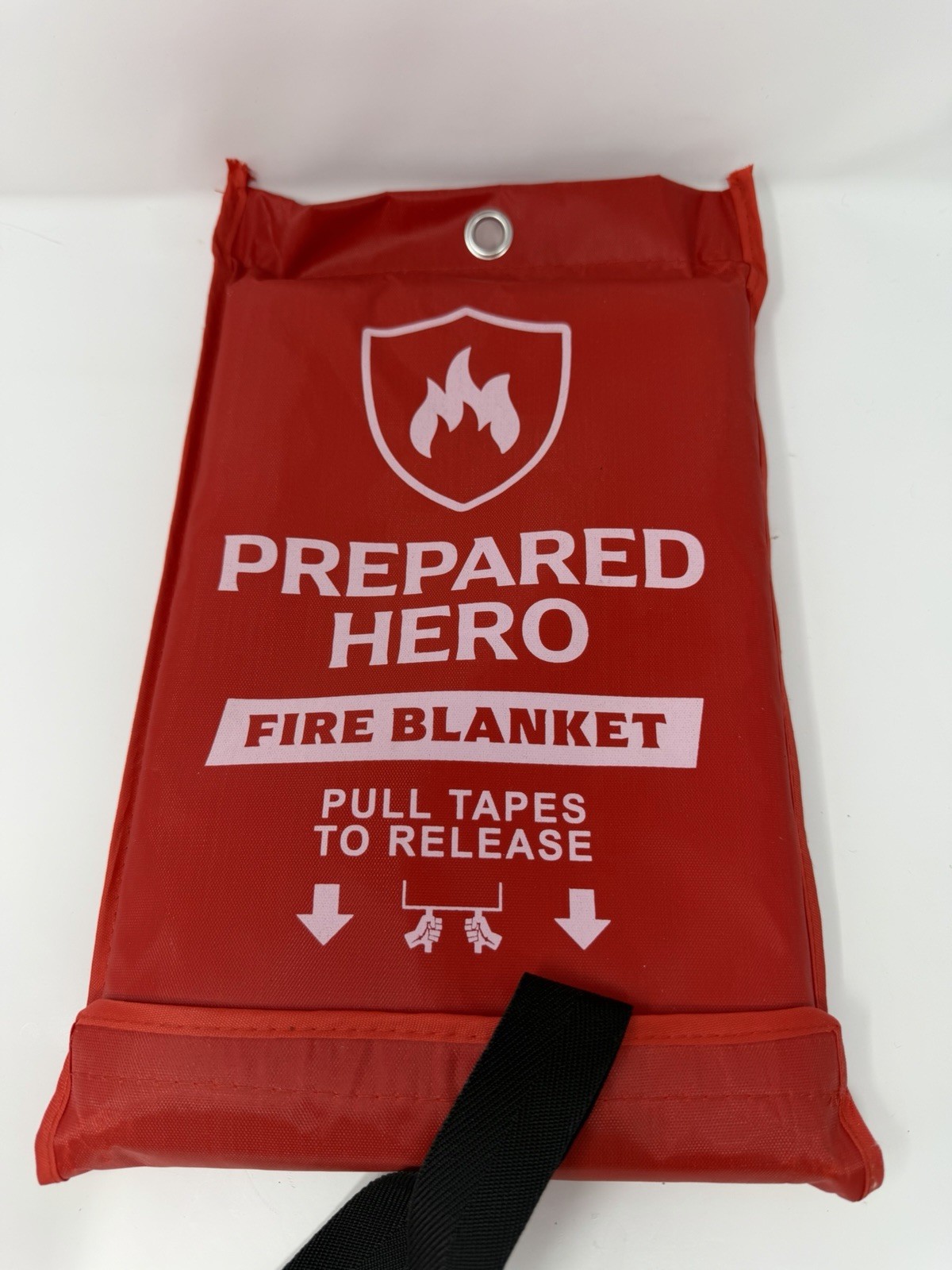 NEW Prepared Hero Fire Blanket 39″×39″ Fiberglass Home Emergency Safety Blanket