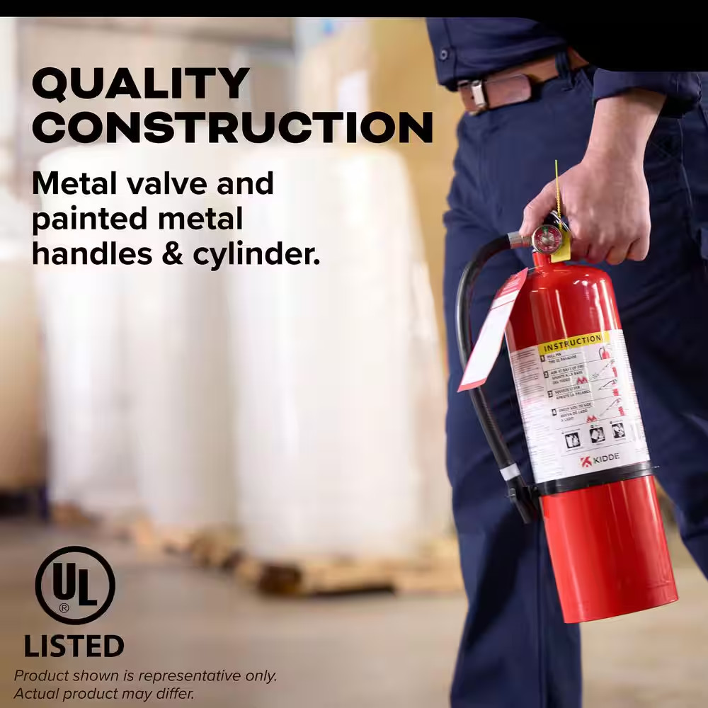 Pro plus Rechargeable 6-A:120-B:C Class ABC 20 Lb. Fire Extinguisher 21033506