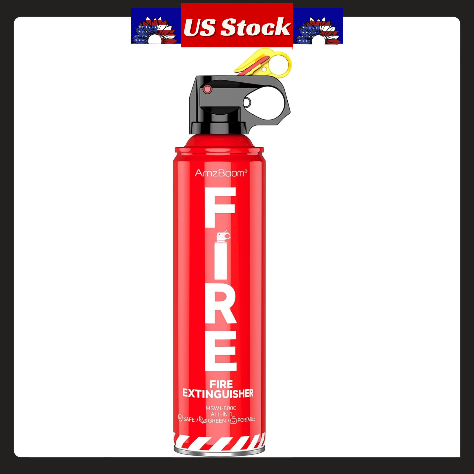 Home Fire Extinguisher ABCK Water Based Kitchen Car Grill Safety 1 Pack