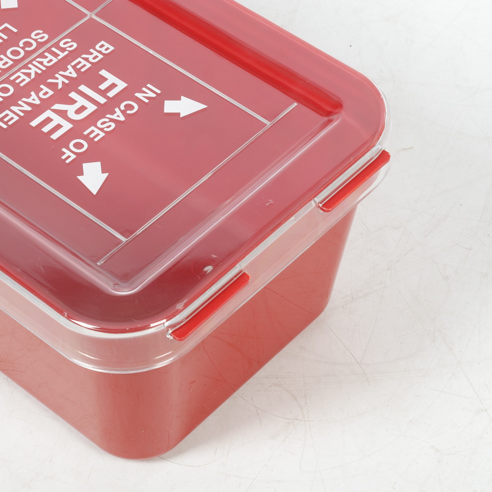 Fire Extinguisher Cabinets Box Red Plastic ABS Cover Case for 5LB 4pcs/Pack