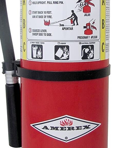 5-FIRE EXTINGUISHER HOSE STRAP & CLIP 1/2″X26″ FITS ALL SIZE FIRE EXTINGUISHERS