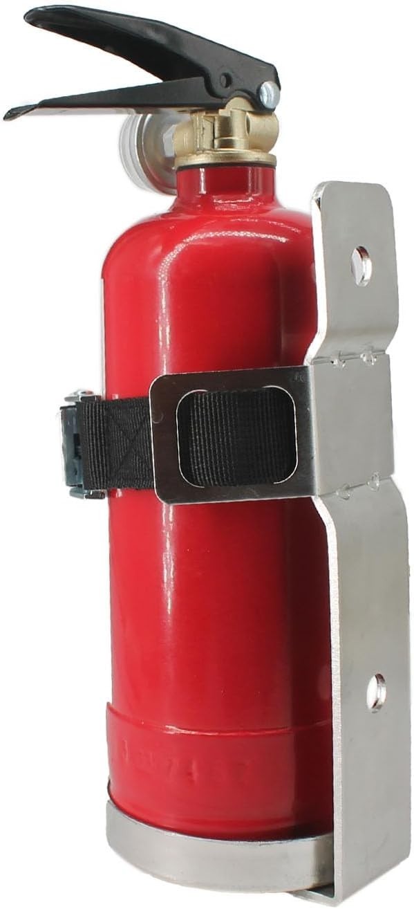 Fire Extinguisher Mount,Wall Mounted Bracket,Compatible with 2.5 lb Fire Exti…