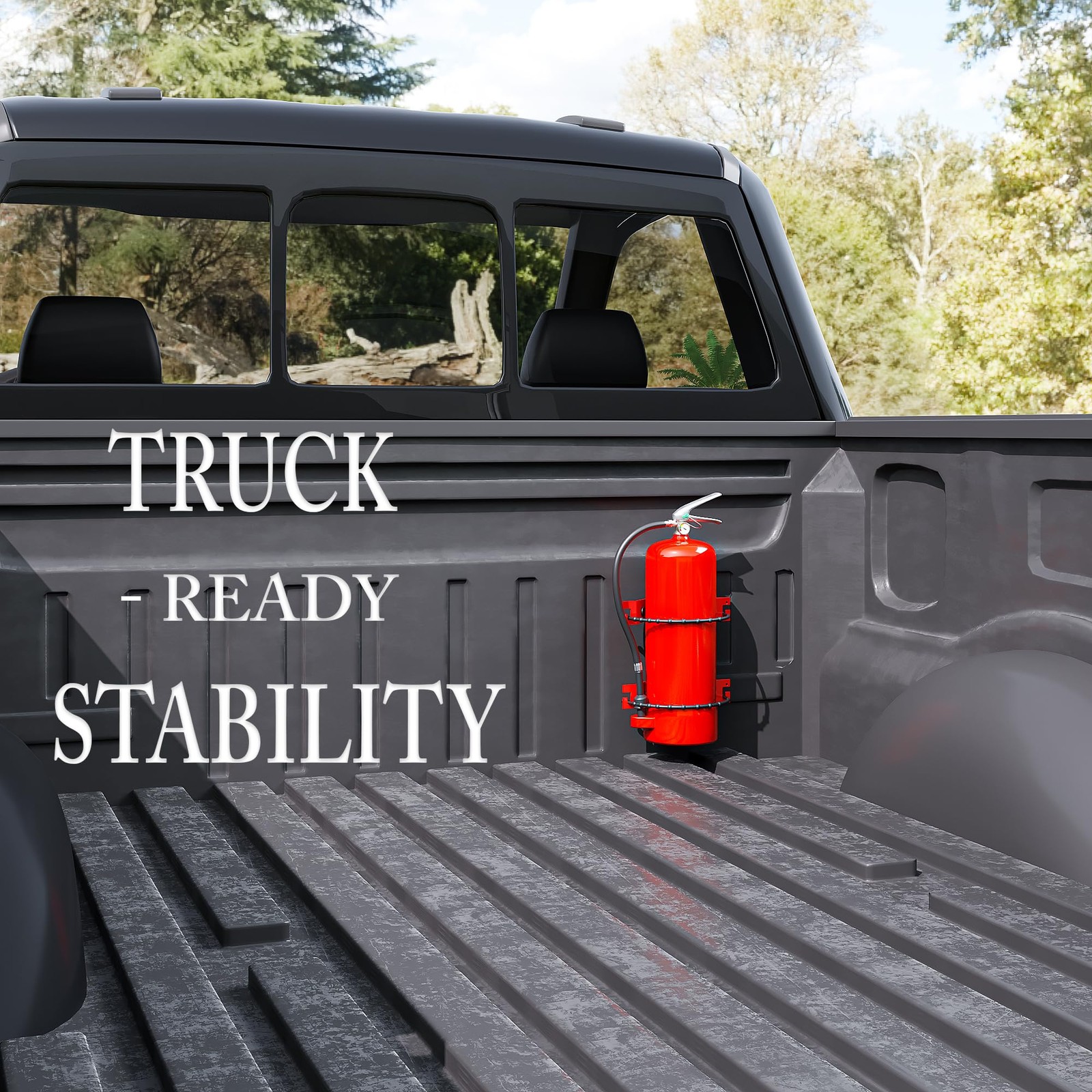 Premium Fire Extinguisher Mount Bracket Fits 2.5/5lb Heavy Duty Home Truck