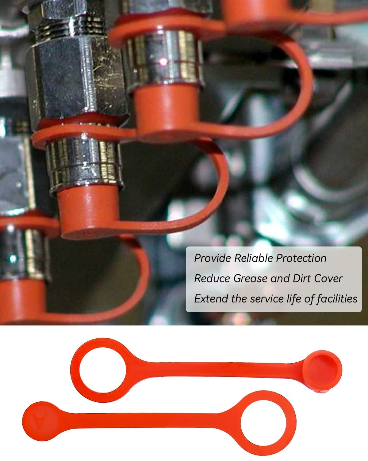 Rubber Blow Off Caps Fit for Ansul R102 Piranha Industrial Kitchen Fire Suppr…