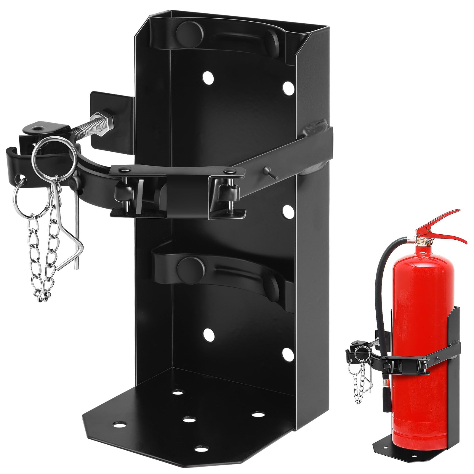 Heavy Duty Fire Extinguisher Bracket for 10lb Dry/5lb Co2 Extinguisher, Fire …