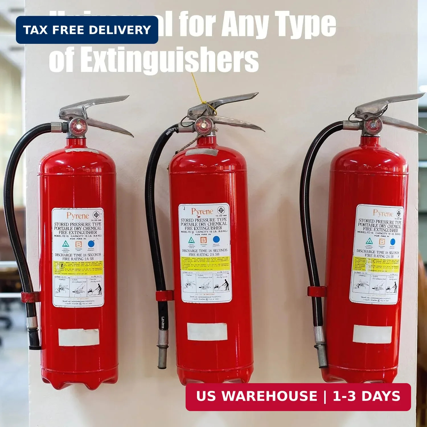 Queekay 20 Pack Fire Extinguisher Mount Universal Bracket 5 to 40 lb Fire Exting