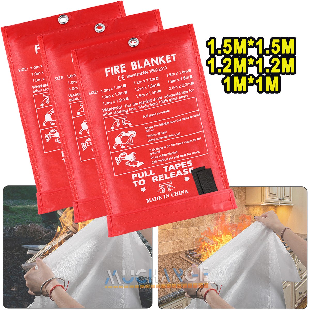 NEW Lots Fire Extinguishing Blankets Winter Emergency Fire Blanket for Home