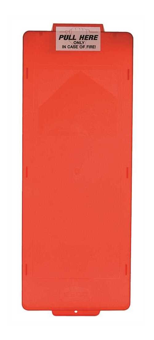 BROOKS’ MARK II SERIES FIRE EXTINGUISHER CABINET COVER, RED, LARGE