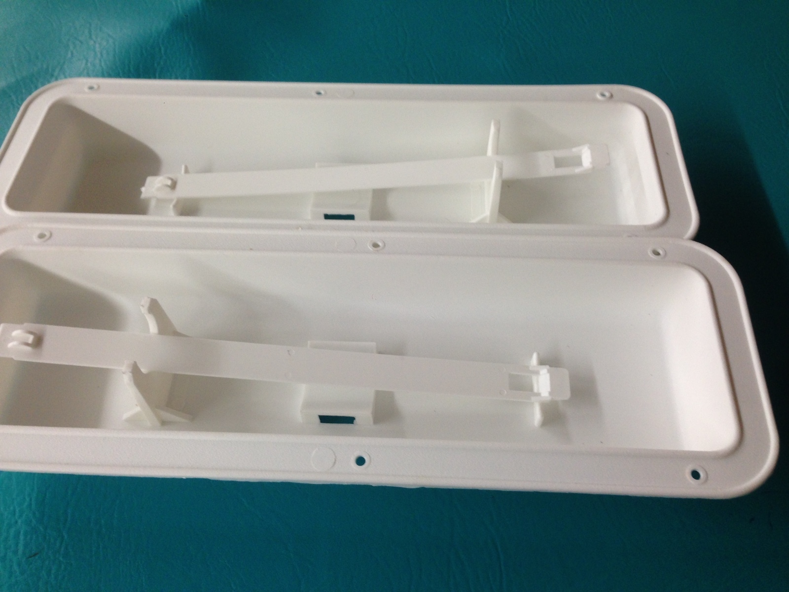 Set of 2 2lb Fire Extinguisher Wall Mount Bracket Holder Hanger Boat Rv White