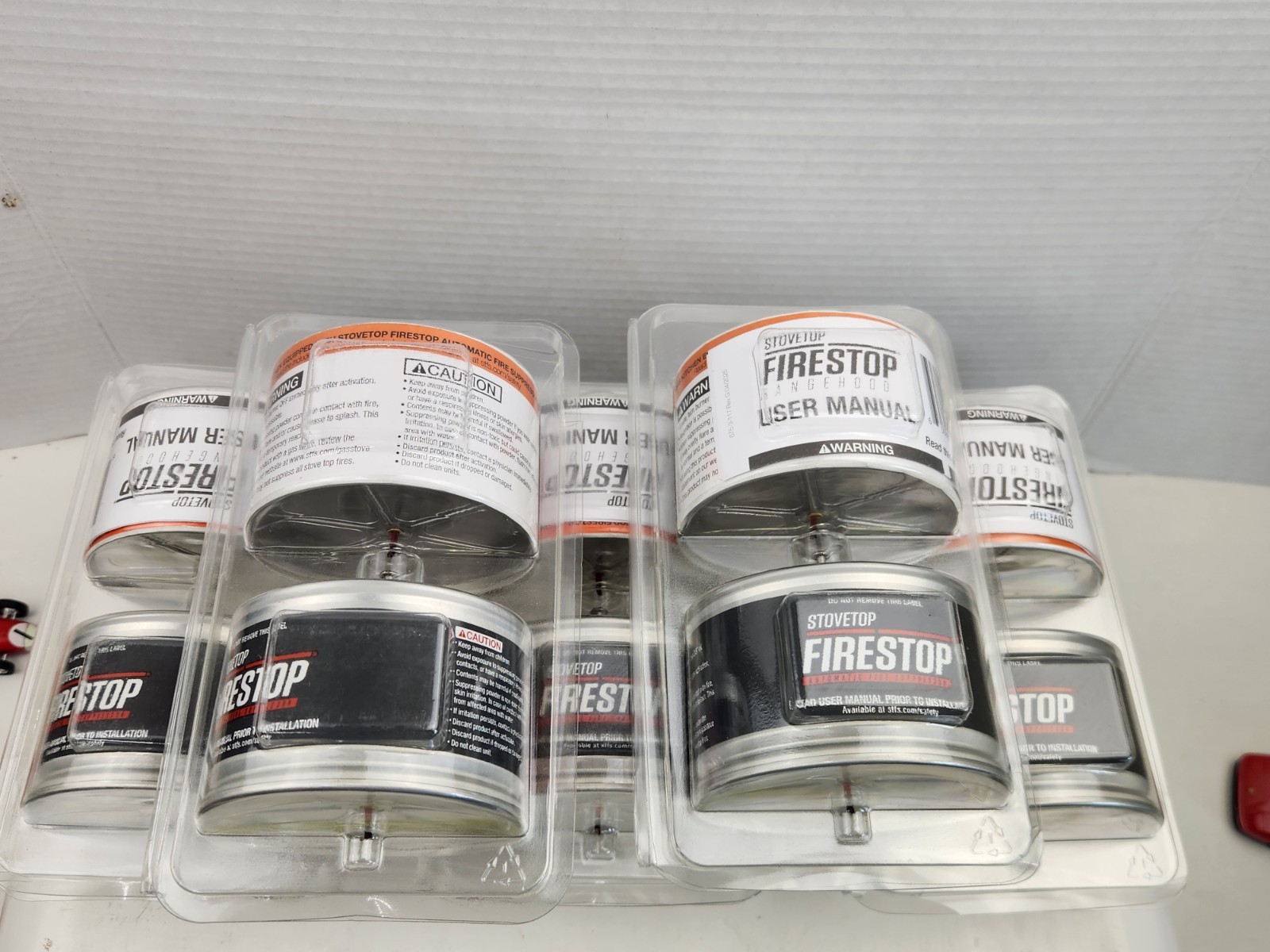 StoveTop FireStop RangeHood Fire Suppressor 2 Pack 1 Pair Exp 03-2032