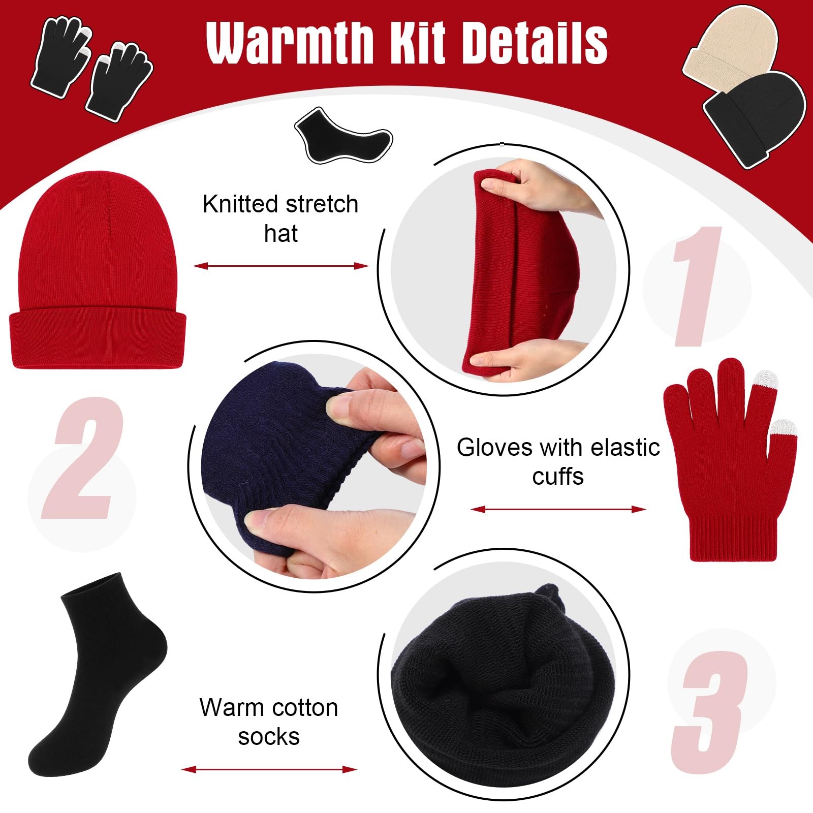120 Pcs Homeless Care Package Supplies Bulk Winter Emergency Thermal Blankets…