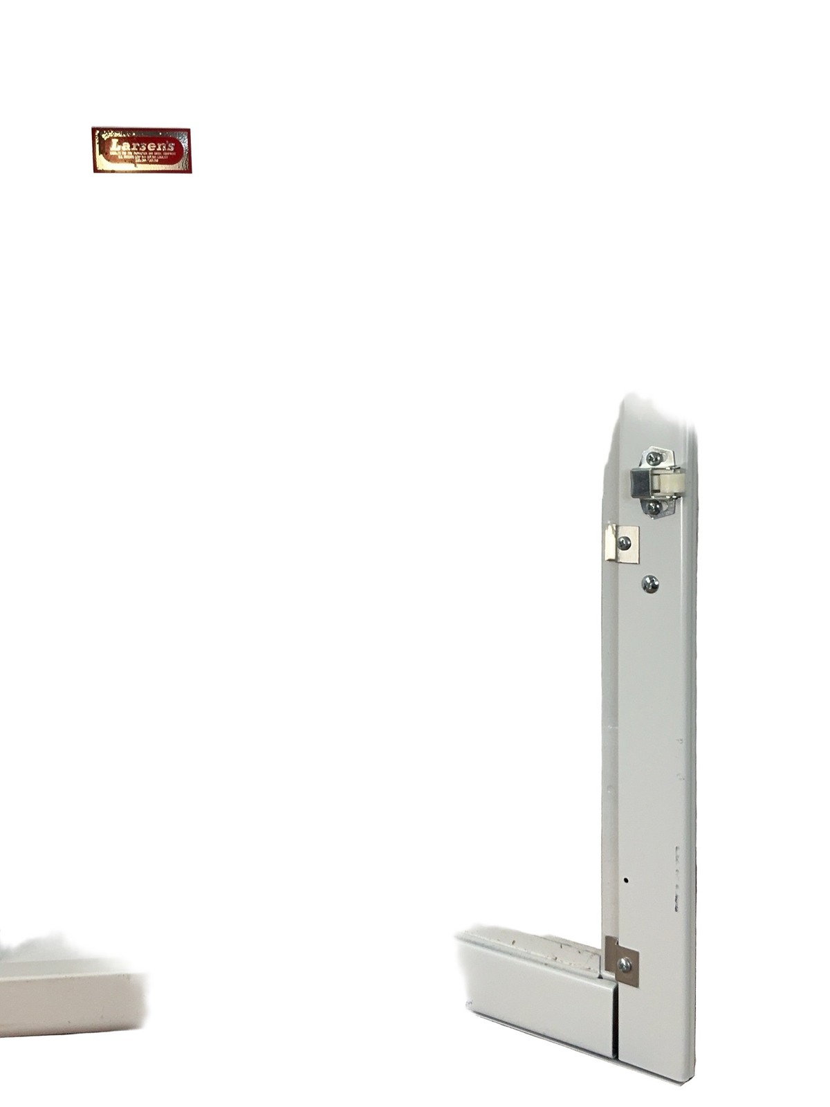 Larsen’s Fire Extinguisher Cabinet 2409SM Metal White Glass Front Handle
