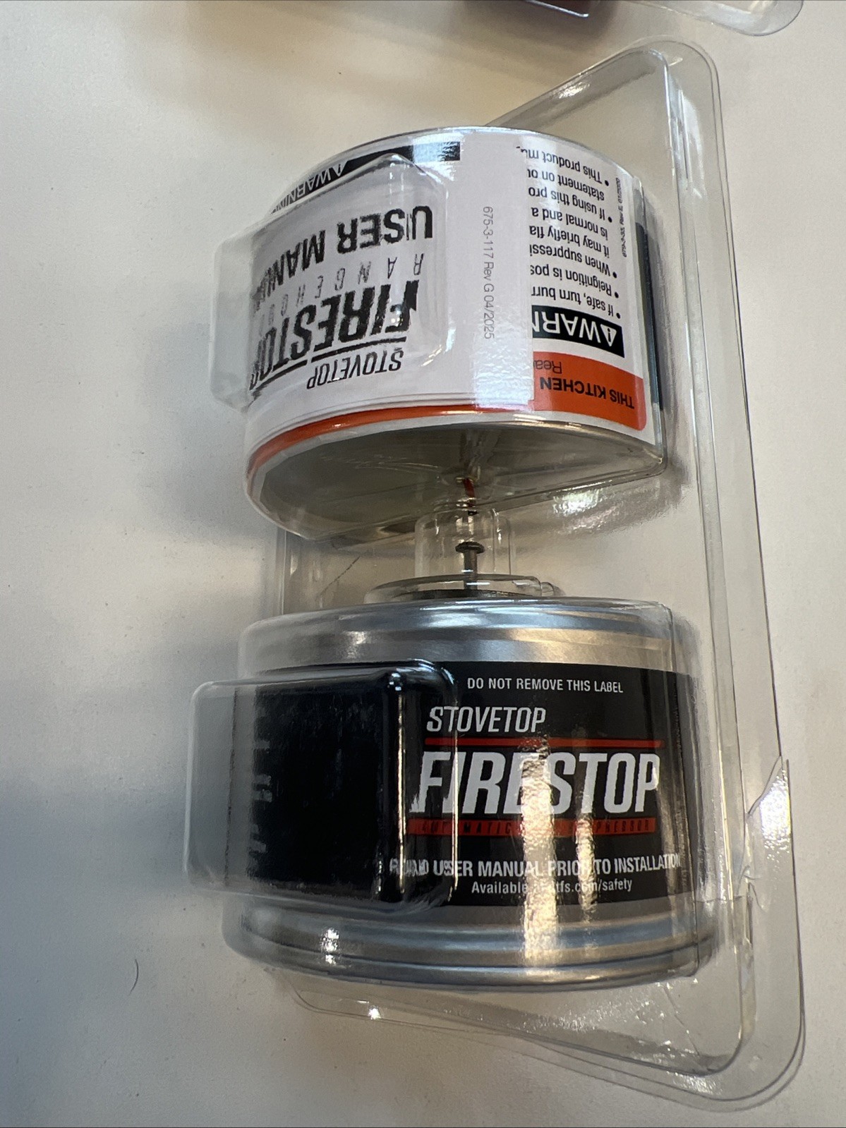 (2 Pack) Stovetop Firestop 675-3 Range Hood Fire Extinguisher EXP 04/2032 FO20