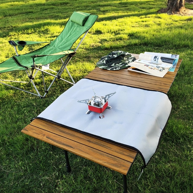 Oilproof Fireplaces Protective Mats Fireproofs Camping Heavy Type Grills Mats