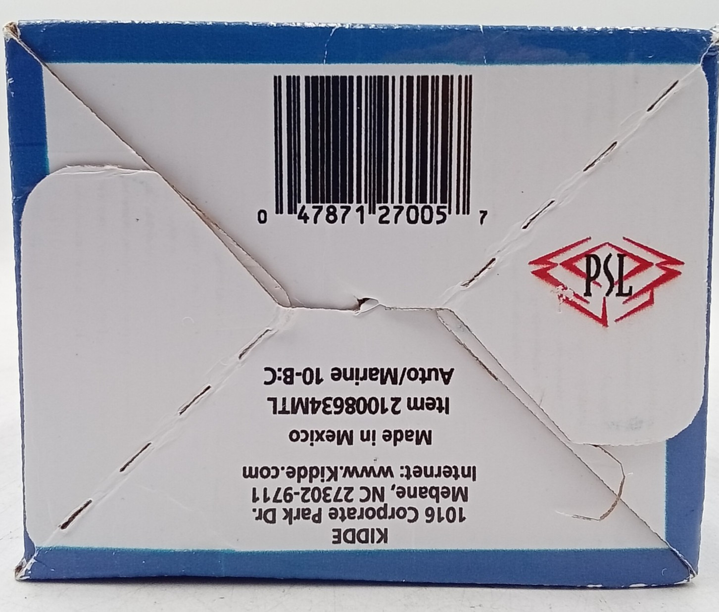 10-B:C Fire Extinguisher with Metal Valve White Marine Boat Auto Vehicle Safety