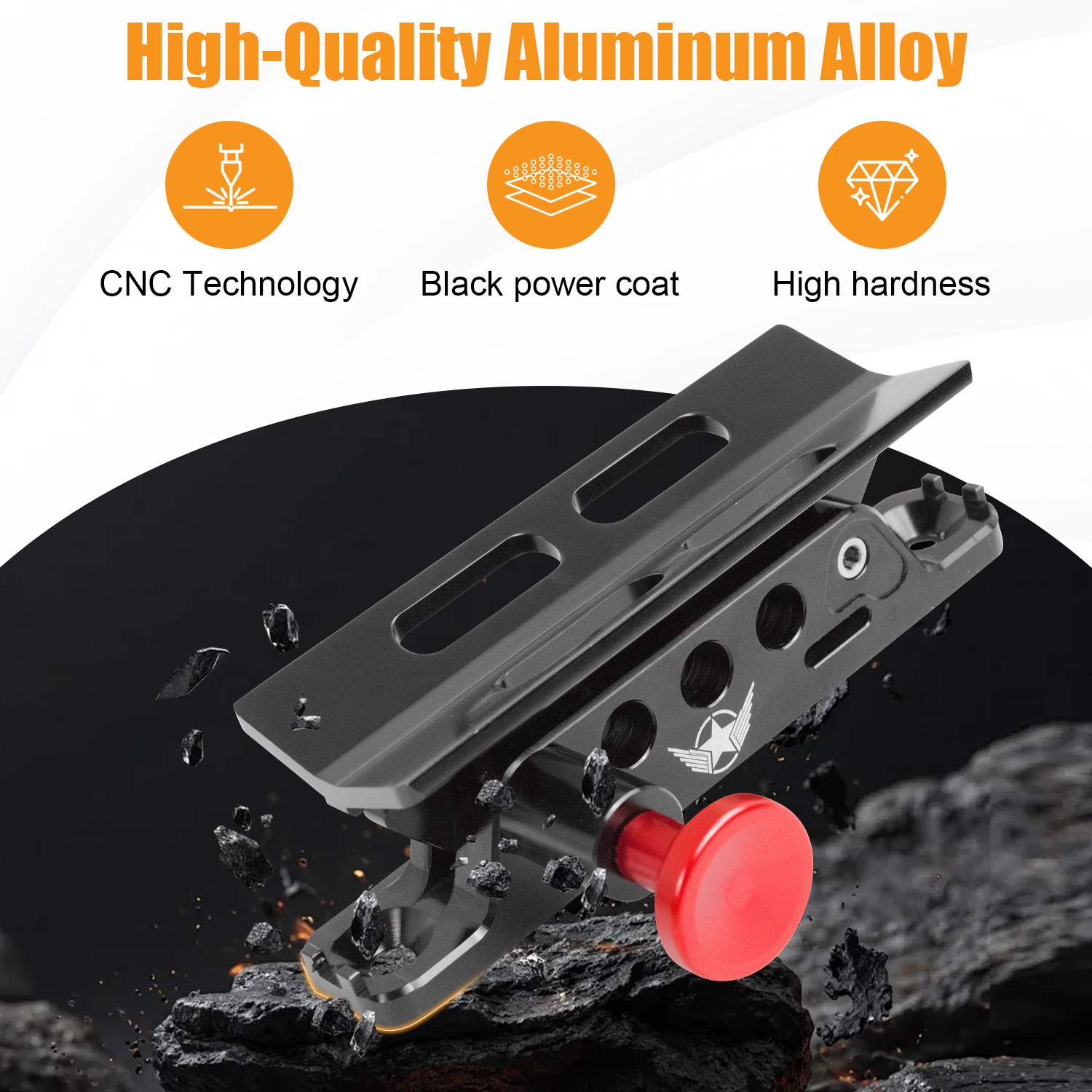 Fire Extinguisher Bracket for Jeep Wrangler Gladiator Ford Bronco Polaris Can Am