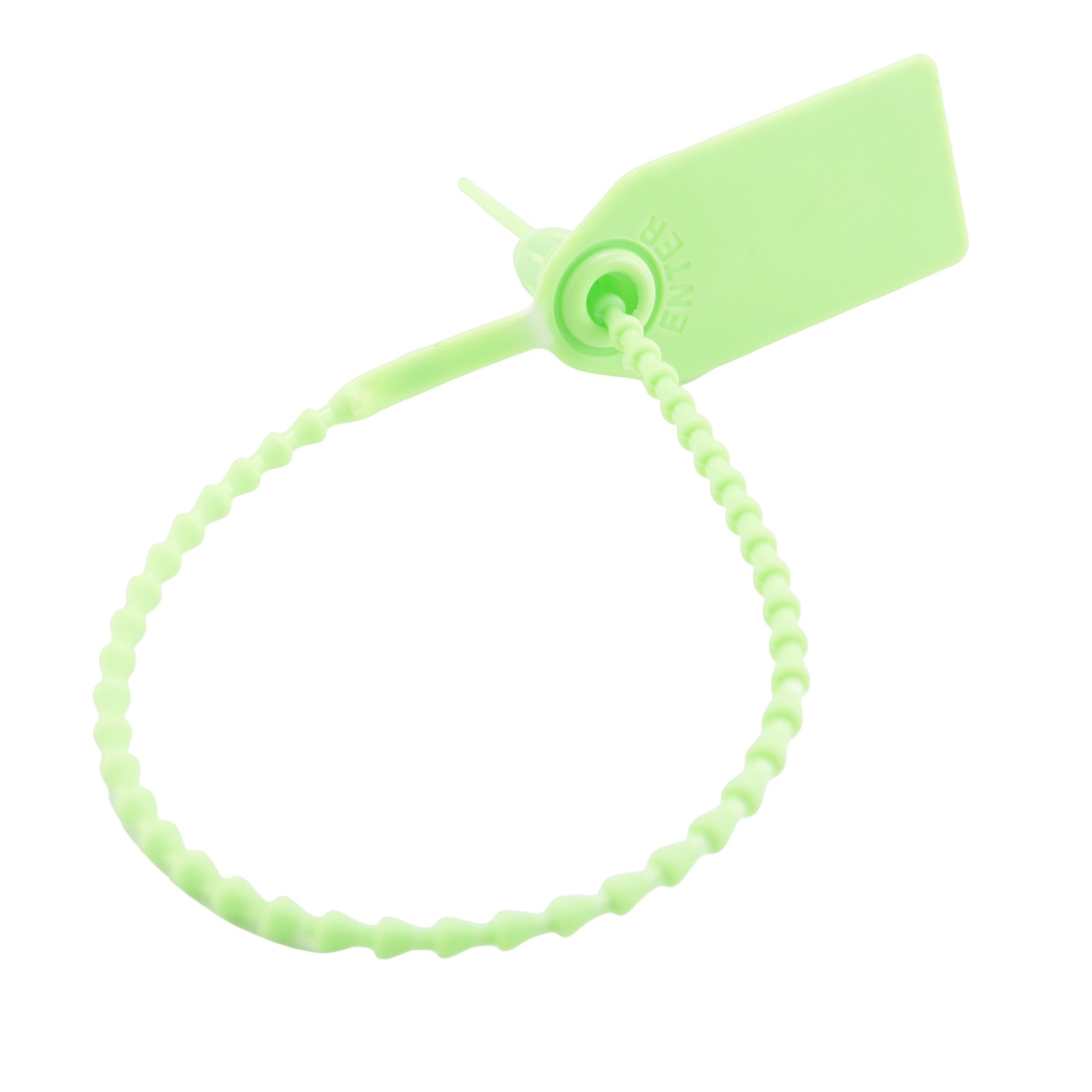 100 Plastic Tamper Seals, Numbered Zip Ties Tags,Disposable Self Locking7186