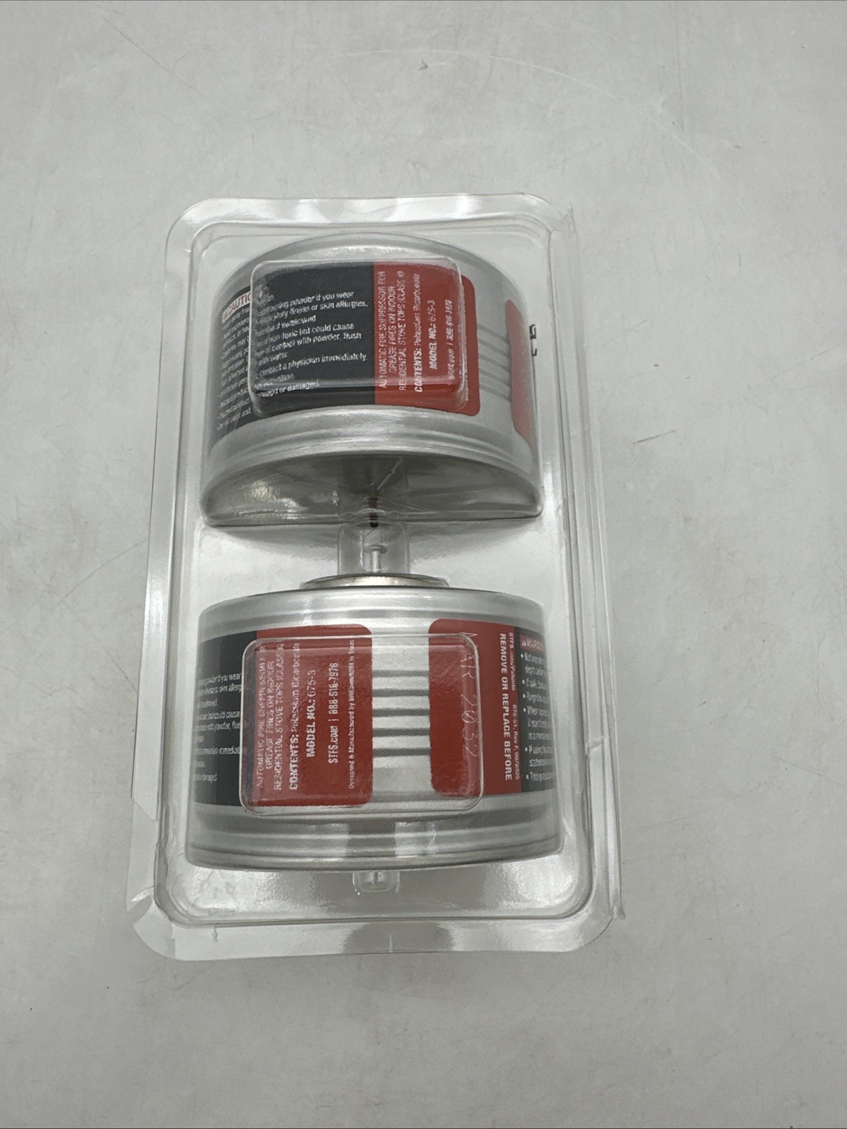 StoveTop FireStop 675-3D RangeHood Fire Suppressor 2 Pack